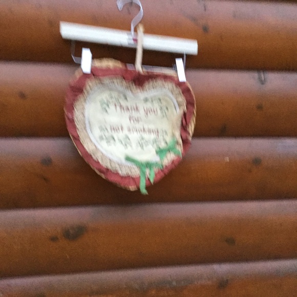 Rattan Wicker "No Smoking" Decor Needlepoint Wall Hanging Boho - Picture 2 of 16